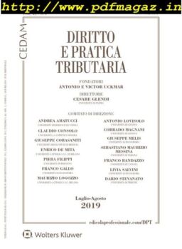 Diritto e Pratica Tributaria – Luglio-Agosto 2019
