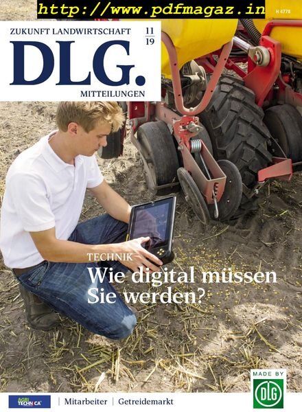 DLG Mitteilungen – Oktober 2019 Cover
