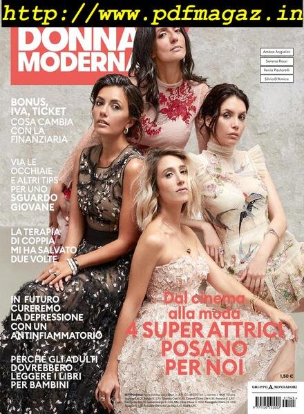 Donna Moderna – 10 ottobre 2019 Cover