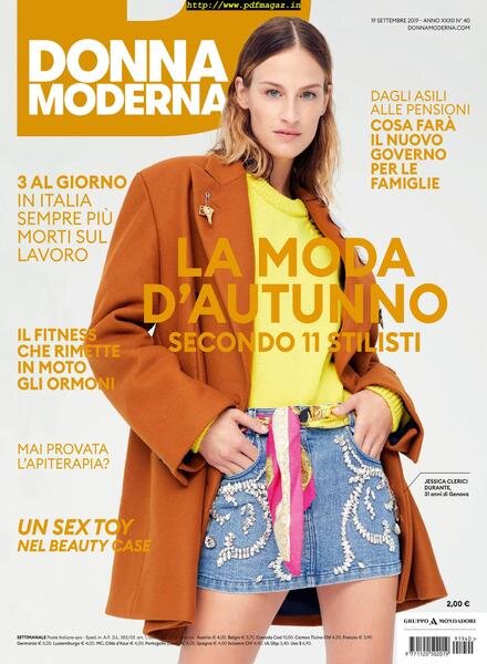 Donna Moderna – 18 settembre 2019 Cover