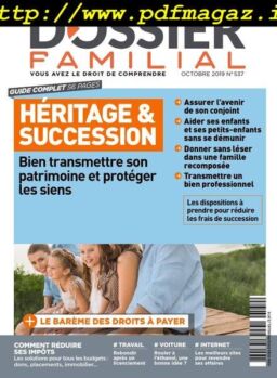 Dossier Familial – octobre 2019