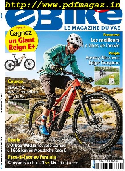 E Bike – octobre 2019 Cover