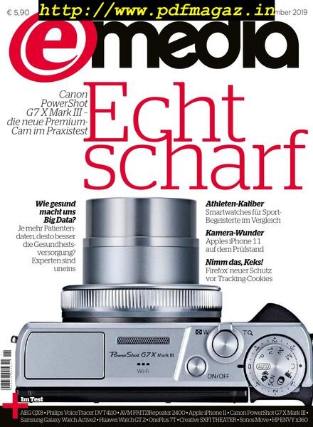 E-Media – Oktober 2019 Cover