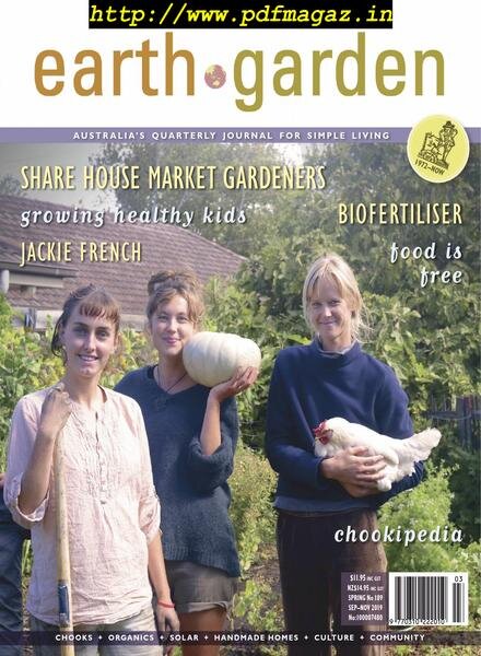Earth Garden – September 2019 Cover