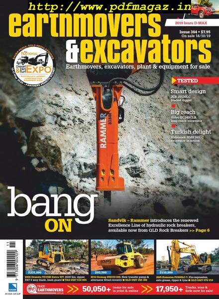 Earthmovers & Excavators – December 2019 Cover