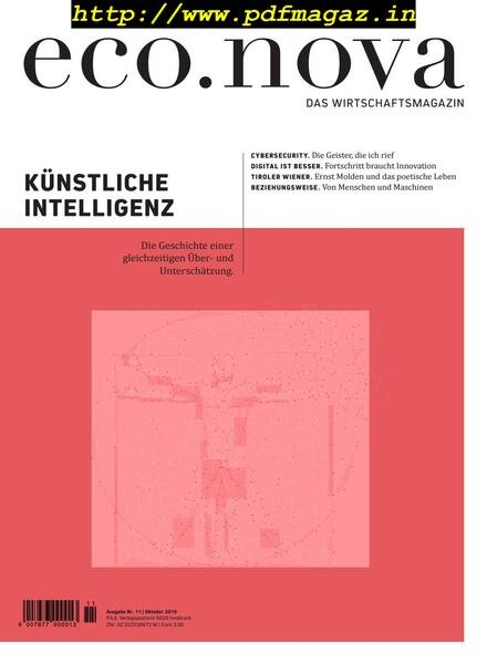 eco.nova – Oktober 2019 Cover