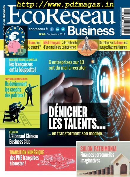 EcoReseau Business – septembre 2019 Cover