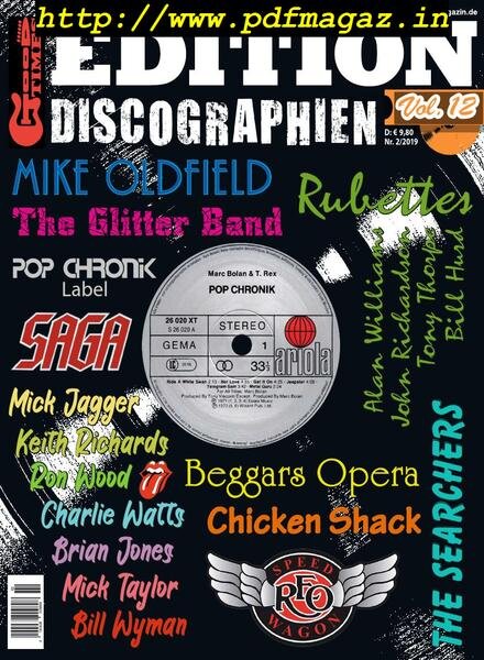 Edition Discographien – September 2019 Cover
