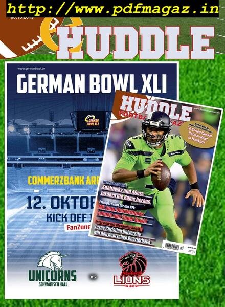 eHUDDLE – 08 Oktober 2019 Cover