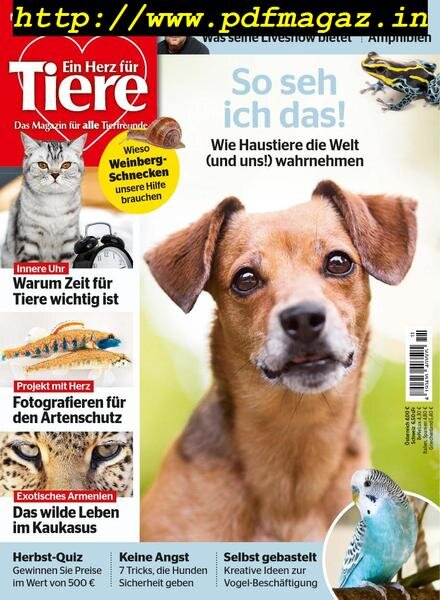 Ein Herz fur Tiere – Oktober 2019 Cover