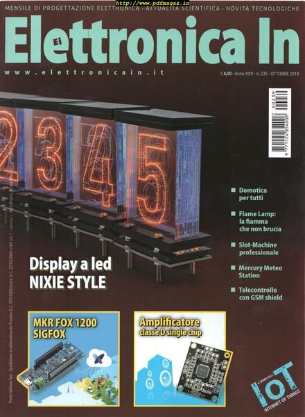 Elettronica In – Ottobre 2019 Cover
