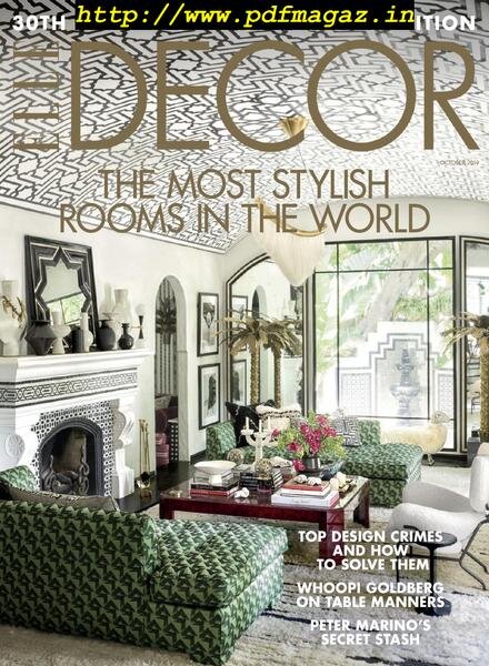 Elle Decor USA – October 2019 Cover