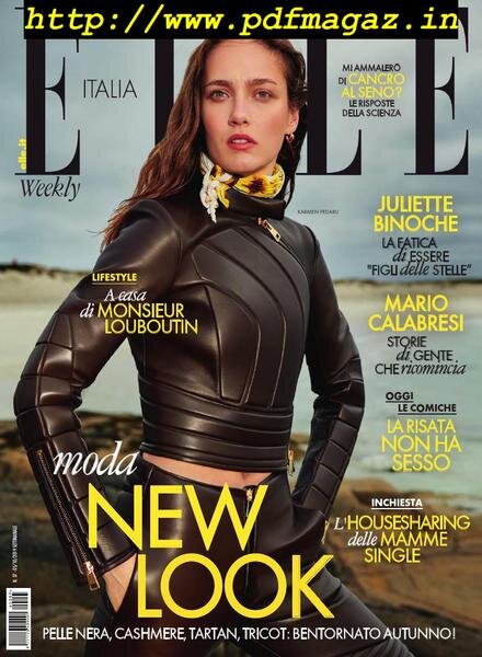 Elle Italia – 05 ottobre 2019 Cover