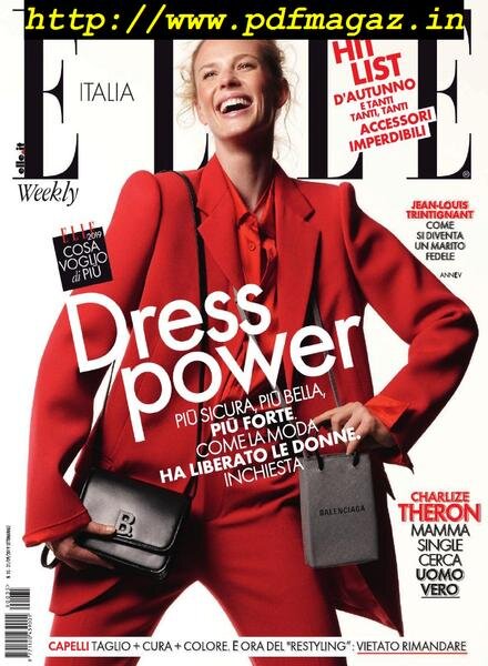 Elle Italia – 21 settembre 2019 Cover