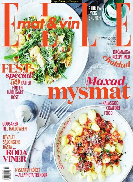 ELLE Mat & Vin – 10 september 2019 Cover