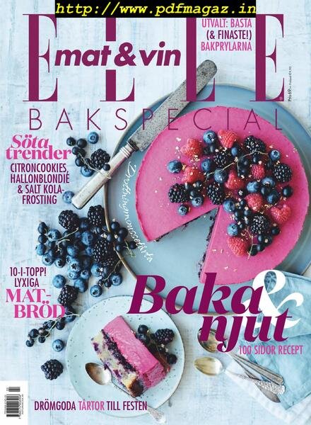 Elle Mat & Vin – oktober 2019 Cover