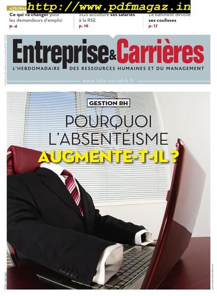 Entreprise & Carrieres – 28 octobre 2019 Cover