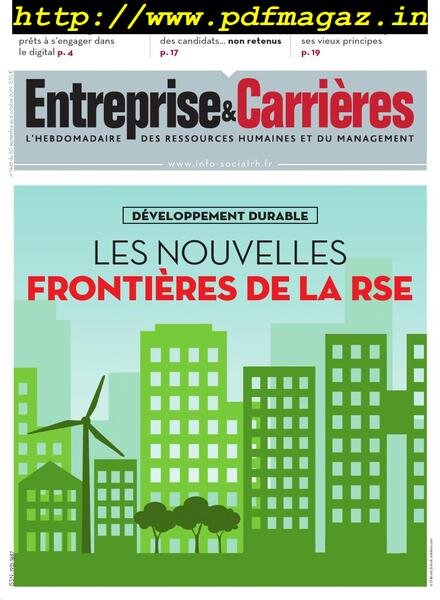 Entreprise & Carrieres – 30 septembre 2019 Cover