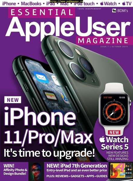 Essential AppleUser Magazine – September 2019 Cover