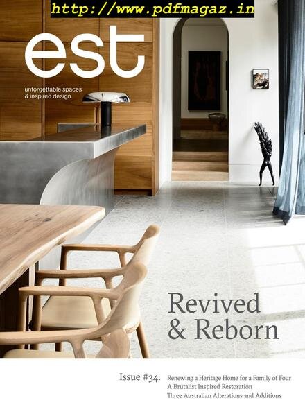 Est Magazine – Issue 34, 2019 Cover