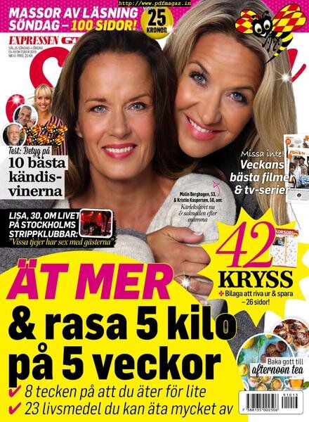 Expressen SOndag – 13 oktober 2019 Cover