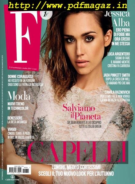 F – 1 Ottobre 2019 Cover