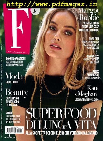 F – 10 Settembre 2019 Cover