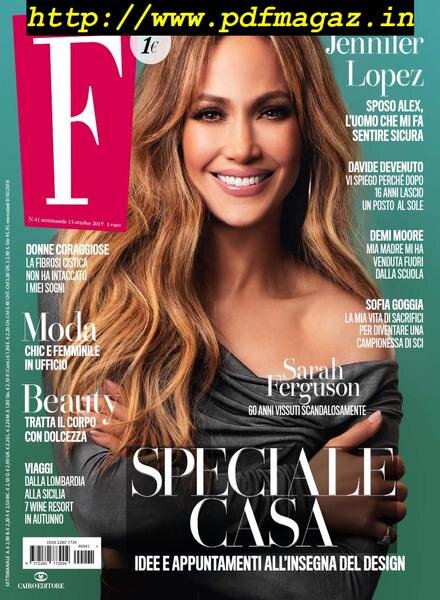 F – 15 Ottobre 2019 Cover