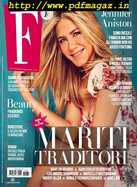 F – 20 Agosto 2019 Cover