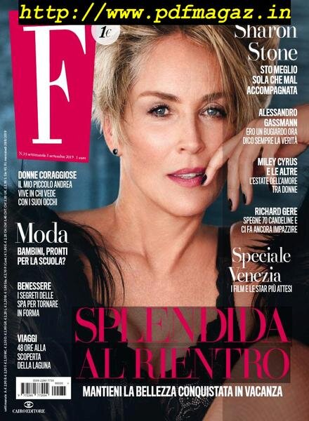 F – 3 Settembre 2019 Cover