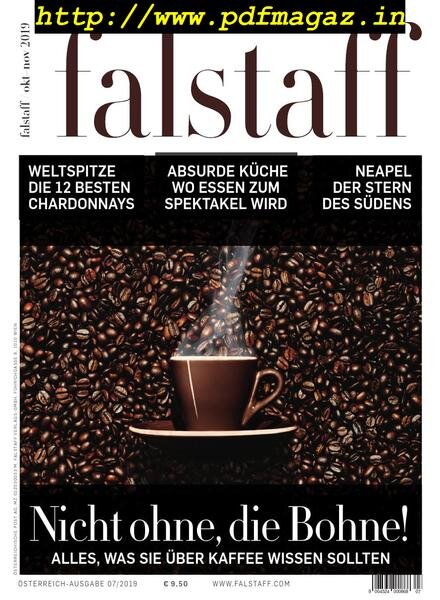 Falstaff – Oktober 2019 Cover