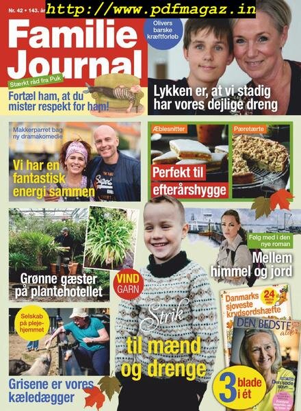Familie Journal – 14 oktober 2019 Cover
