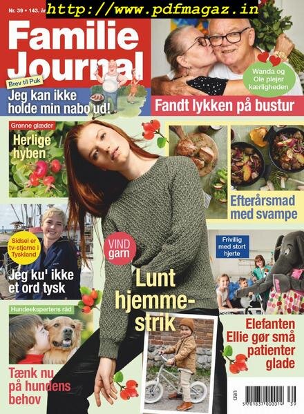 Familie Journal – 23 september 2019 Cover