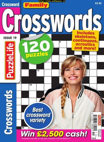 Family Crosswords – October 2019 Cover