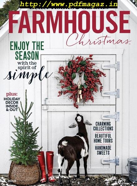 Farmhouse Christmas – October 2019 Cover