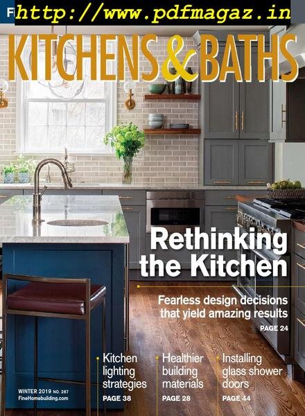 Fine Homebuilding – Winter 2019 Cover