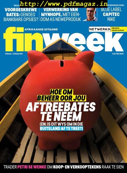 Finweek Afrikaans Edition – Oktober 10, 2019 Cover