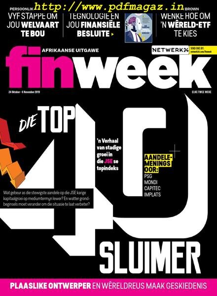Finweek Afrikaans Edition – Oktober 24, 2019 Cover