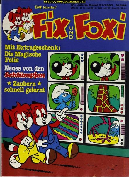 Fix & Foxi 80’s – September 2019 Cover