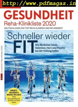 Focus Gesundheit – Reha-Klinikliste 2020