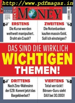 Focus Money – 9 Oktober 2019
