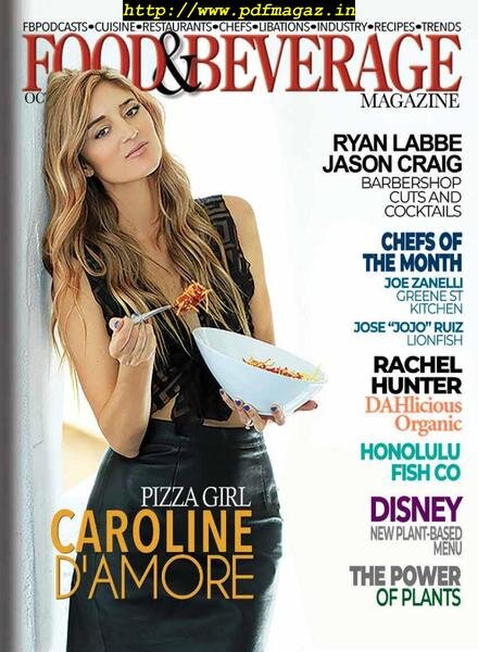 Food & Beverage – October 2019 Cover