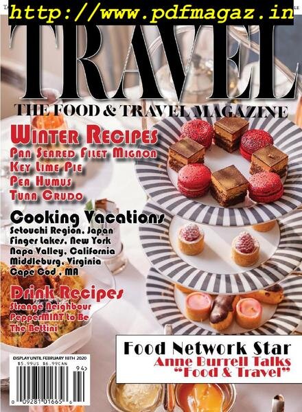 Food and Travel – Winter 2019-2020 Cover