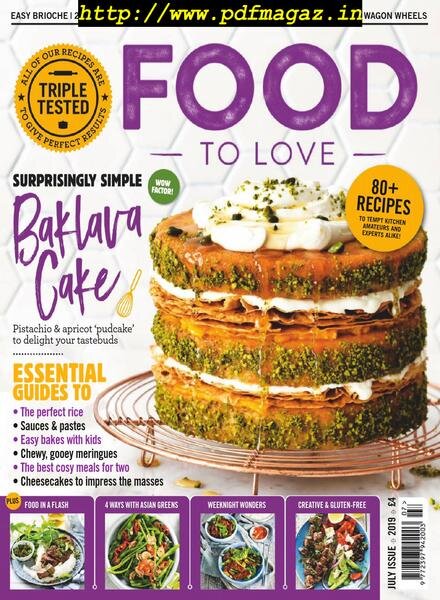 Food To Love – July 2019 Cover
