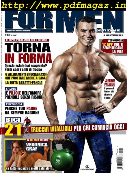 For Men Magazine – Settembre 2019 Cover