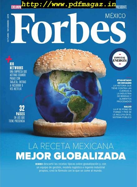 Forbes Mexico – octubre 2019 Cover