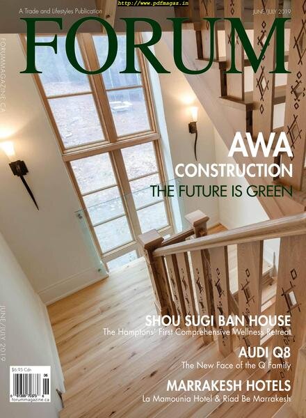 Forum Magazine – June – July 2019 Cover
