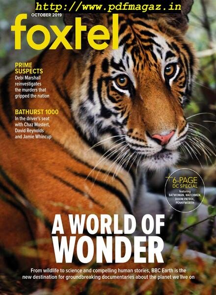 Foxtel Magazine – October 2019 Cover