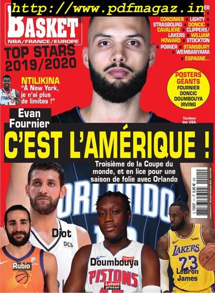 France Basket – novembre 2019 Cover