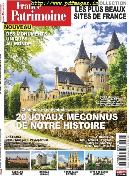 France Patrimoine – Octobre-Novembre 2019 Cover